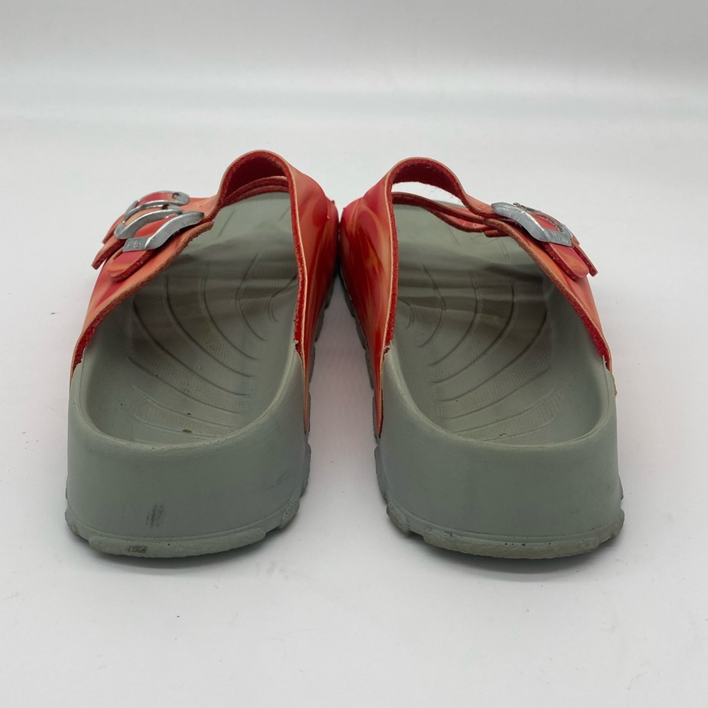 Birki’s Orange Tie Dye Sandals - Picture 2 of 9
